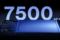 Аккумулятор 7500 мАч, зарядка 80 Вт